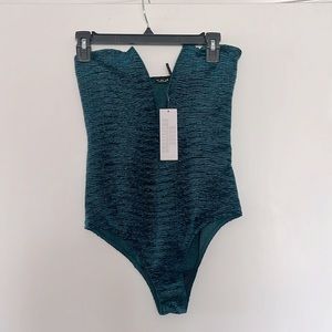 NWT Urban Outfitters Out from Under Crinkled Wired Body Suit